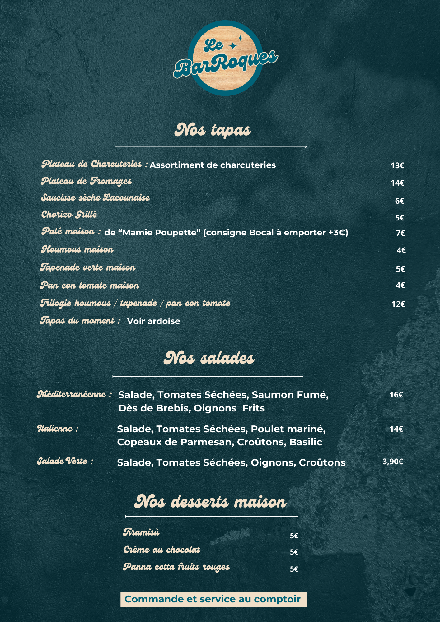 new CARTE A EMPORTER